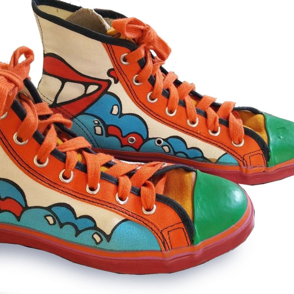 Peter Max High Tops By Randy!